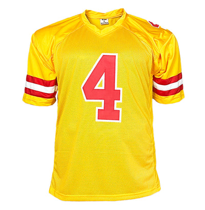 Rashee Rice Signed Kansas City Yellow Football Jersey (JSA)