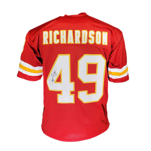 Tony Richardson Signed Kansas City Red Football Jersey (Beckett)