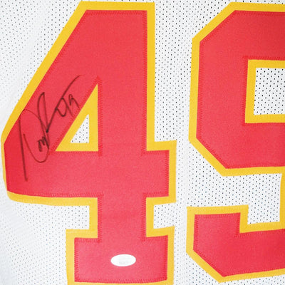 Tony Richardson Signed Kansas City White Football Jersey (JSA)