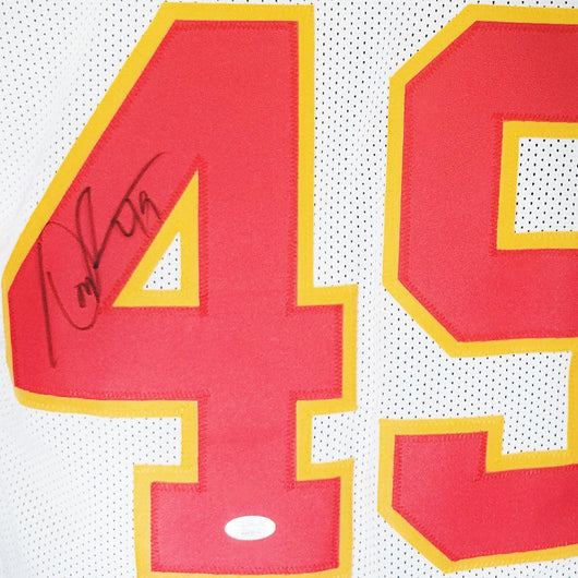 Tony Richardson Signed Kansas City White Football Jersey (JSA)