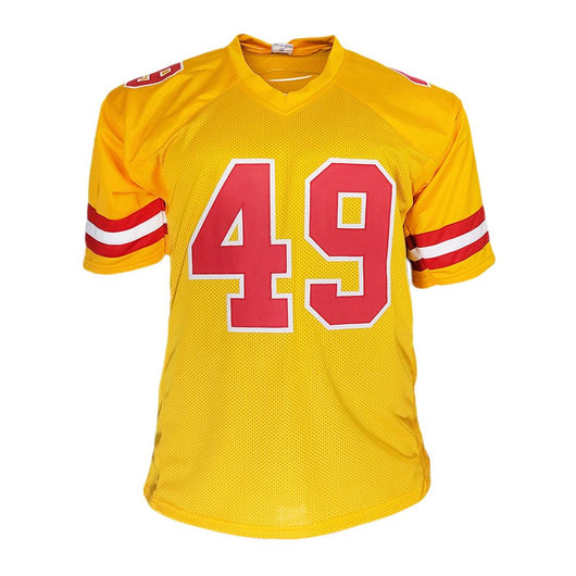 Tony Richardson Signed Kansas City Yellow Football Jersey (JSA)