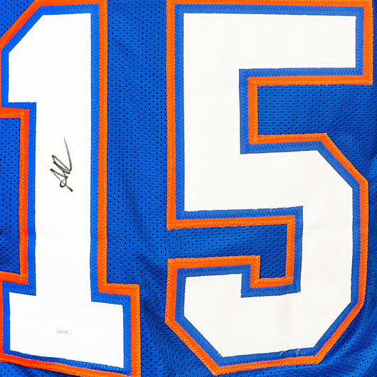 Anthony Richardson Signed Florida College Blue Football Jersey (JSA)