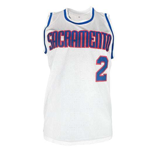 Mitch Richmond Signed Sacramento White Basketball Jersey (JSA)