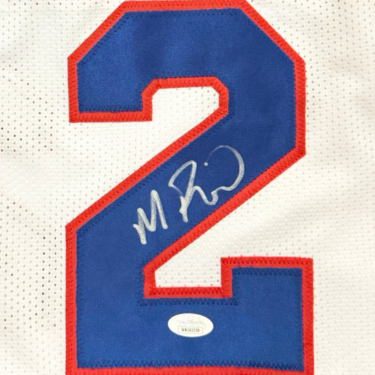 Mitch Richmond Signed Sacramento White Basketball Jersey (JSA)