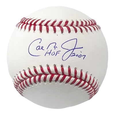 Cal Ripken Jr Signed HOF 2007 Inscription Rawlings Official Major League Baseball (Fanatics)