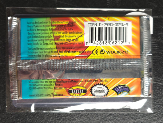 Pokémon Gym Heroes Booster Pack - Unlimited Edition (2000) - Misty