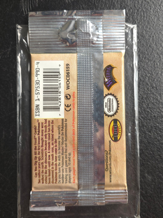 Pokémon Fossil Booster Pack - Unlimited Edition (1999) - Long Crimp - Lapras