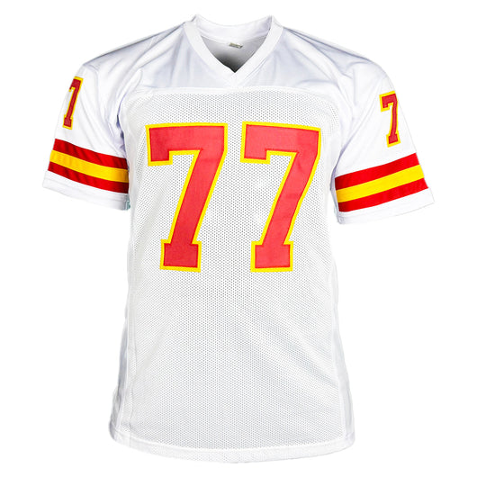 Willie Roaf Signed Kansas City White Football Jersey (Beckett)