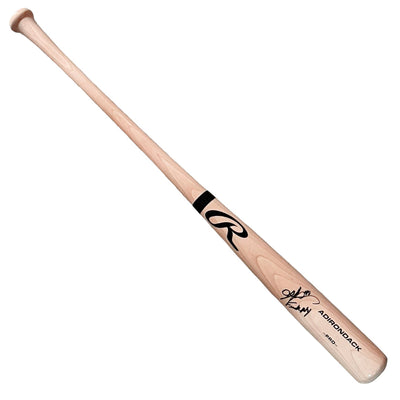 John Rocker Signed F*** NY Inscription Rawlings Blonde Baseball Bat Black Ink (Beckett)