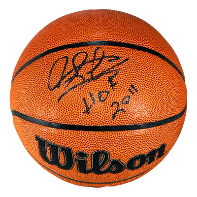 Dennis Rodman Signed HOF 2011 Inscription NBA Wilson Authentic Series Basketball (JSA)