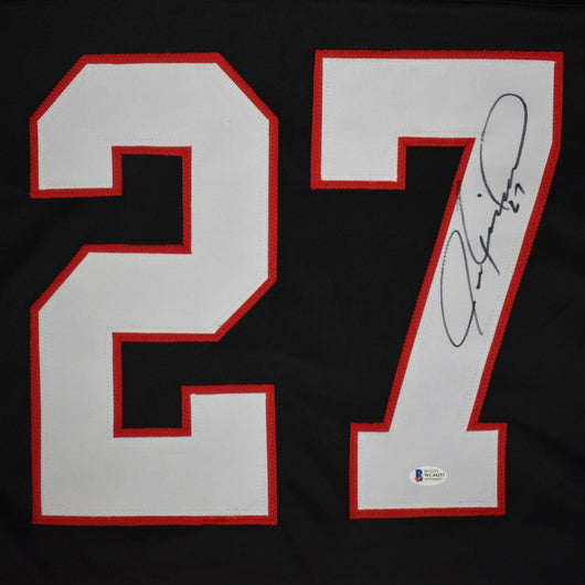 Jeremy Roenick Signed Chicago Black Hockey Jersey (JSA)