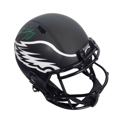 Miles Sanders Signed Philadelphia Eagles Eclipse Speed Full-Size Replica Football Helmet (JSA)