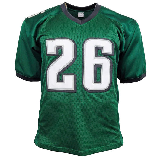 Miles Sanders Signed Philadelphia Green Football Jersey (JSA)