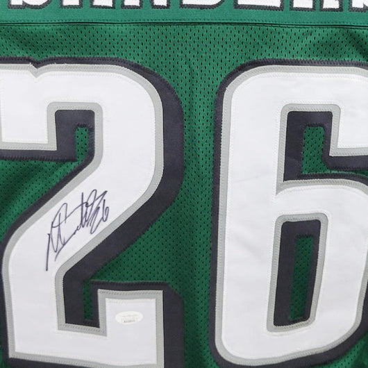 Miles Sanders Signed Philadelphia Green Football Jersey (JSA)