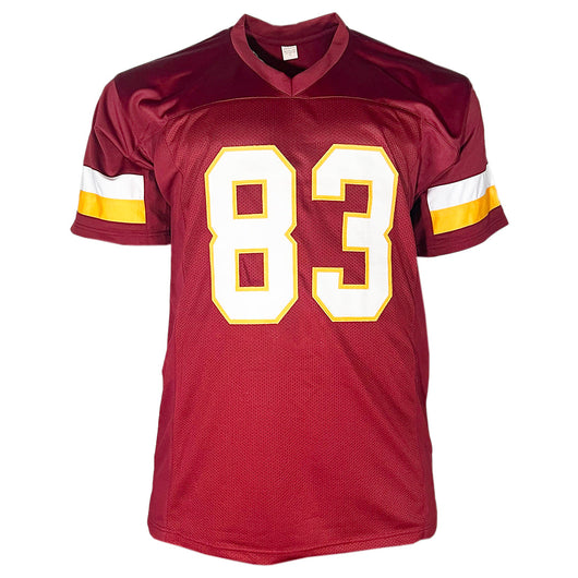 Ricky Sanders Signed Washington Red Football Jersey (JSA)