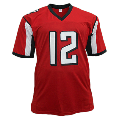 Mohamed Sanu Sr Atlanta Red Autographed Football Jersey (JSA)