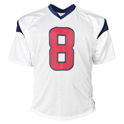 Matt Schaub Signed Houston White Football Jersey (JSA)