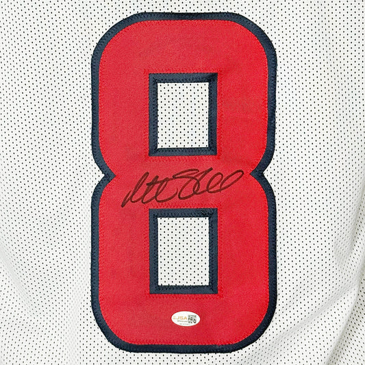 Matt Schaub Signed Houston White Football Jersey (JSA)