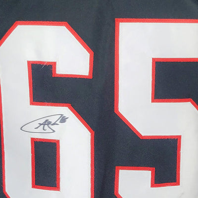 Andrew Shaw Signed Chicago Black Hockey Jersey (JSA)