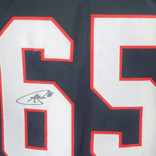 Andrew Shaw Signed Chicago Black Hockey Jersey (JSA)