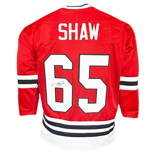Andrew Shaw Signed Chicago Red Hockey Jersey (JSA)
