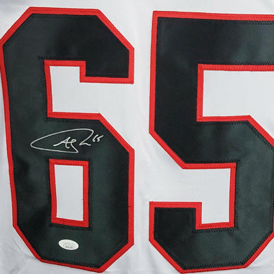 Andrew Shaw Signed Chicago White Hockey Jersey (JSA)