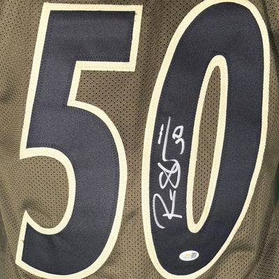 Ryan Shazier Signed Pittsburgh Salute to Service Football Jersey (JSA)