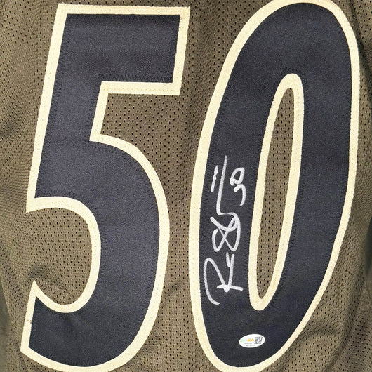 Ryan Shazier Signed Pittsburgh Salute to Service Football Jersey (JSA)