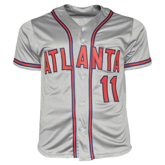 Gary Sheffield Signed Atlanta Grey Baseball Jersey (JSA)