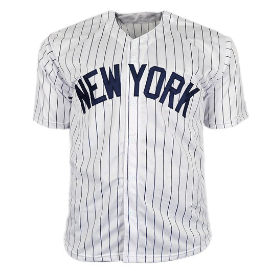 Gary Sheffield Signed New York Pinstripe Decal Baseball Jersey (JSA)