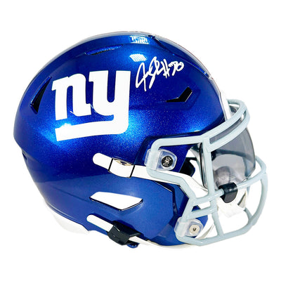 Jeremy Shockey Signed New York Giants Midi SpeedFlex Replica Football Helmet (Beckett)