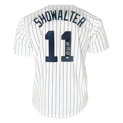 Bucky Showalter Signed New York Pinstripe Baseball Jersey (MLB)