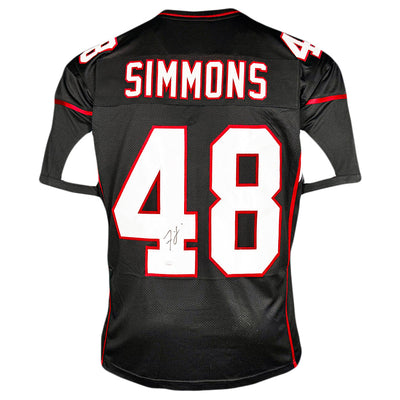 Isaiah Simmons Signed Arizona Black Football Jersey (JSA)