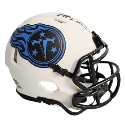Jeffery Simmons Signed Tennessee Titans Lunar Eclipse Speed Mini Replica Football Helmet (JSA)