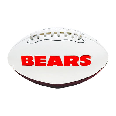 Mike Singletary Signed Chicago Bears Official NFL Team Logo Football (JSA)