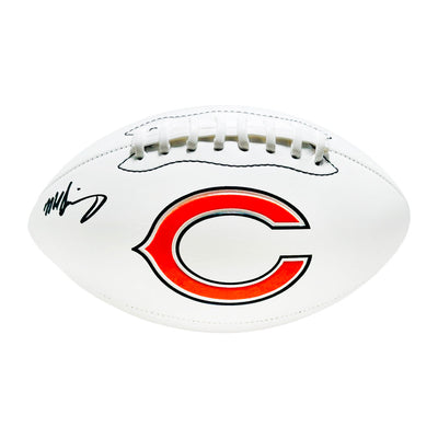 Mike Singletary Signed Chicago Bears Official NFL Team Logo Football (JSA)