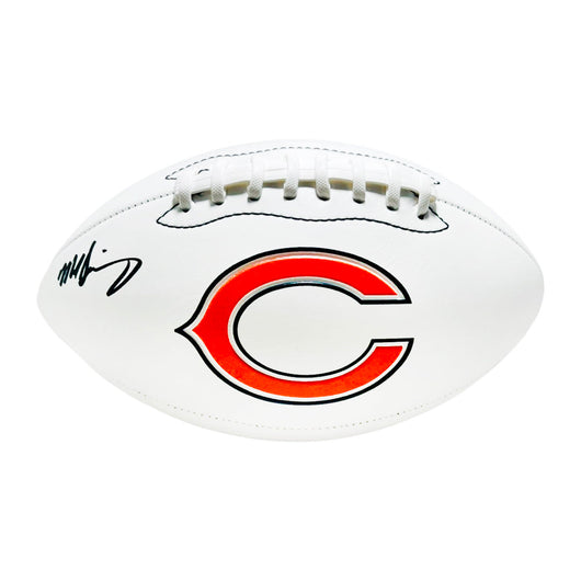 Mike Singletary Signed Chicago Bears Official NFL Team Logo Football (JSA)