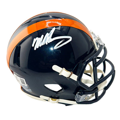 Mike Singletary Signed Chicago Bears Throwback 1936 Speed Mini Football Helmet (Beckett)