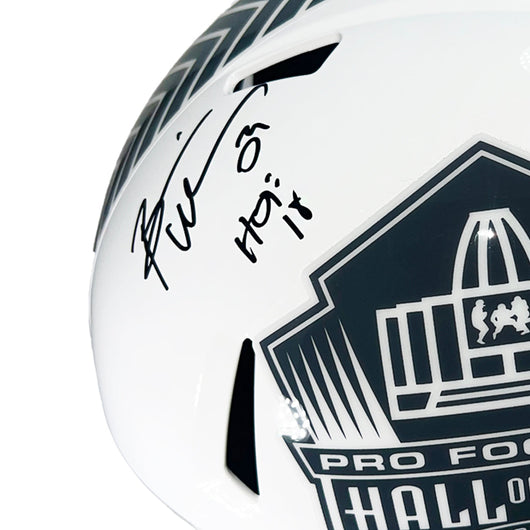 Brian Urlacher Mike Singletary Signed Hall of Fame Salute to Service 2024 Full-Size Replica Football Helmet (Beckett)