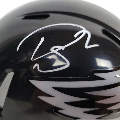 Darius Slay Jr Signed Philadelphia Eagles Alt 2022 Speed Mini Replica Football Helmet (Beckett)