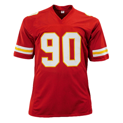 Neil Smith Signed Kansas City Pro Edition Red Football Jersey (JSA)