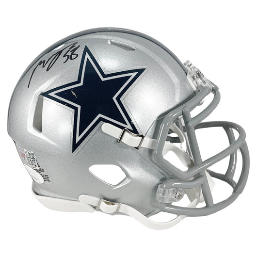 Mazi Smith Signed Dallas Cowboys Speed Mini Football Helmet (JSA)