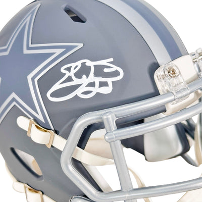 Emmitt Smith Signed Dallas Cowboys Slate Alternate Speed Mini Football Helmet (Beckett)