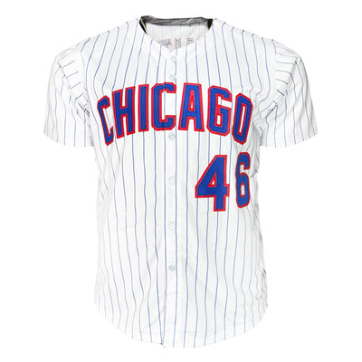 Lee Smith Signed Chicago Pinstripe Baseball Jersey (JSA)