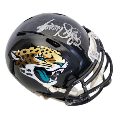 Jimmy Smith Signed Jacksonville Jaguars Speed Mini Football Helmet (JSA)