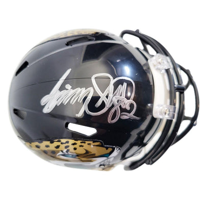 Jimmy Smith Signed Jacksonville Jaguars Speed Mini Football Helmet (JSA)