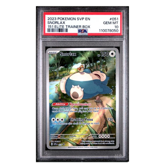Snorlax Promo SVP-EN #051 PSA 10