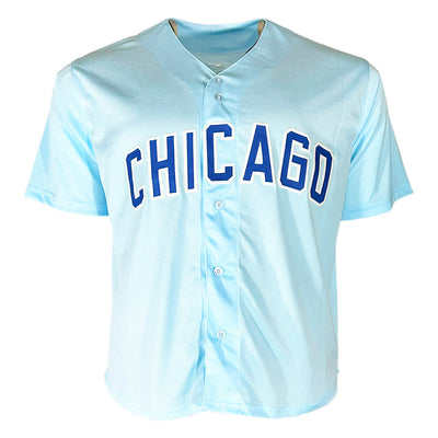 Sammy Sosa Signed Chicago Light Blue Baseball Jersey (Beckett)