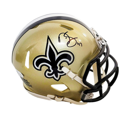 Darren Sproles Signed New Orleans Saints Speed Mini Replica Football Helmet (Beckett)