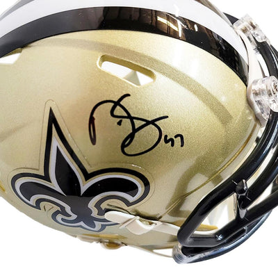 Darren Sproles Signed New Orleans Saints Speed Mini Replica Football Helmet (Beckett)